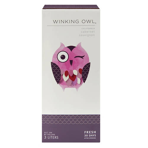 Winking Owl Cabernet Sauvignon Red Wine, 3 liter